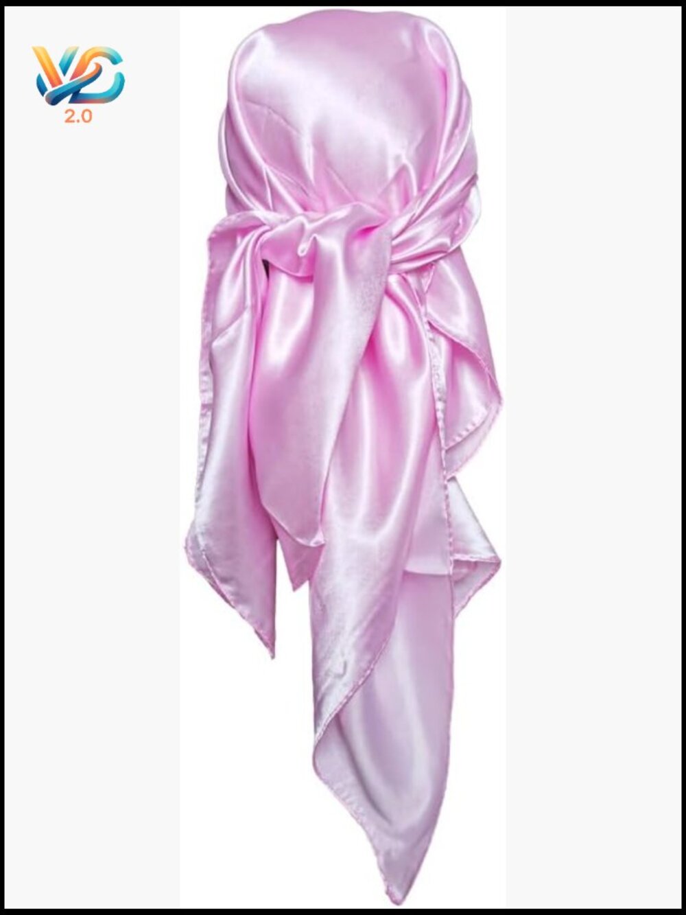 35 Inch Square Satin Head Scarf Silky Bandana for Hair Wrapping Sleeping Night